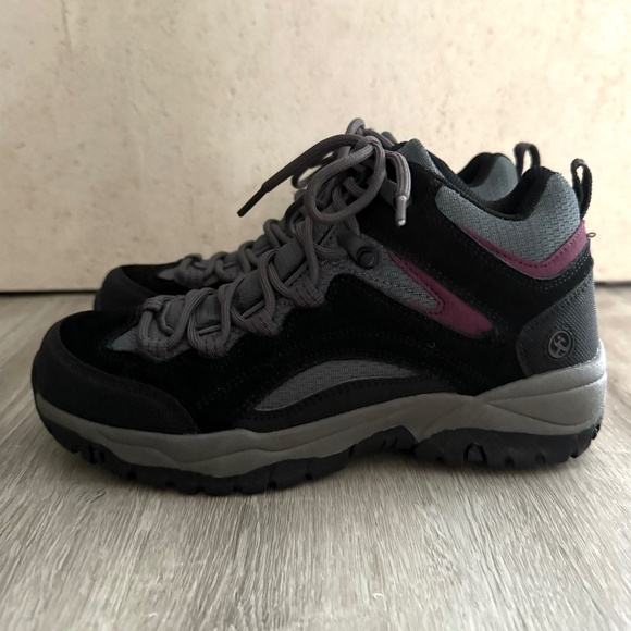 Northside Women’s Black & Purple Pioneer Waterproof Hiking Boot Size 6 - Picture 1 of 13